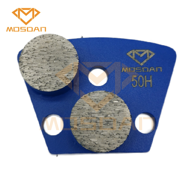 thumbnail image 2 of JMJ Diamond Tools Trapezoid Single Segment Grinding Disc – 30 Grit Soft Bond, For Concrete (Husqvarna TP202080 Style) 2 of 3