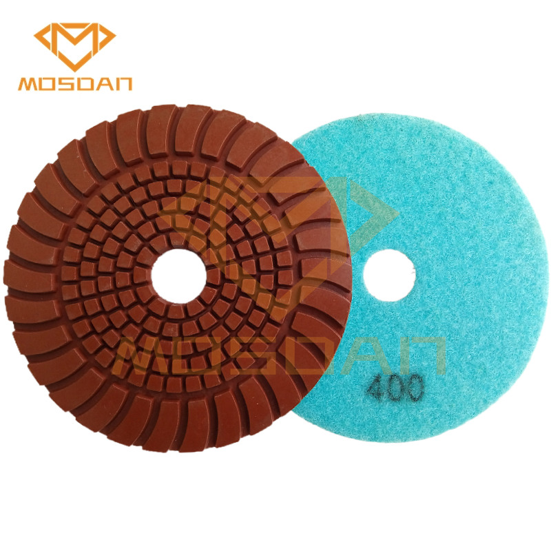 5 inch hybrid polishing pucks