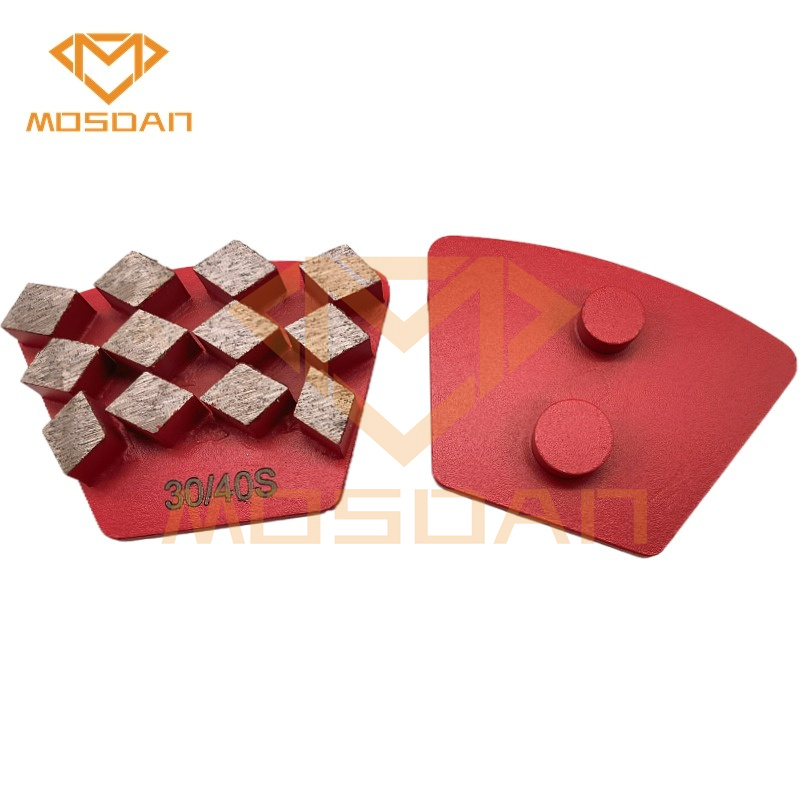 thumbnail image 2 of Advanta Trapezoid Arrow Seg Grinding Shoe – Medium Bond, 25/30 Grit – For Concrete 2 of 4