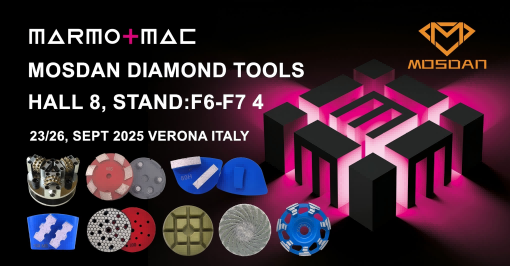 Welcome to visit Mosdan Booth: F6-F7 4, Hall 8 at 2025 Marmomac in Verona, Italy during  23/26 September