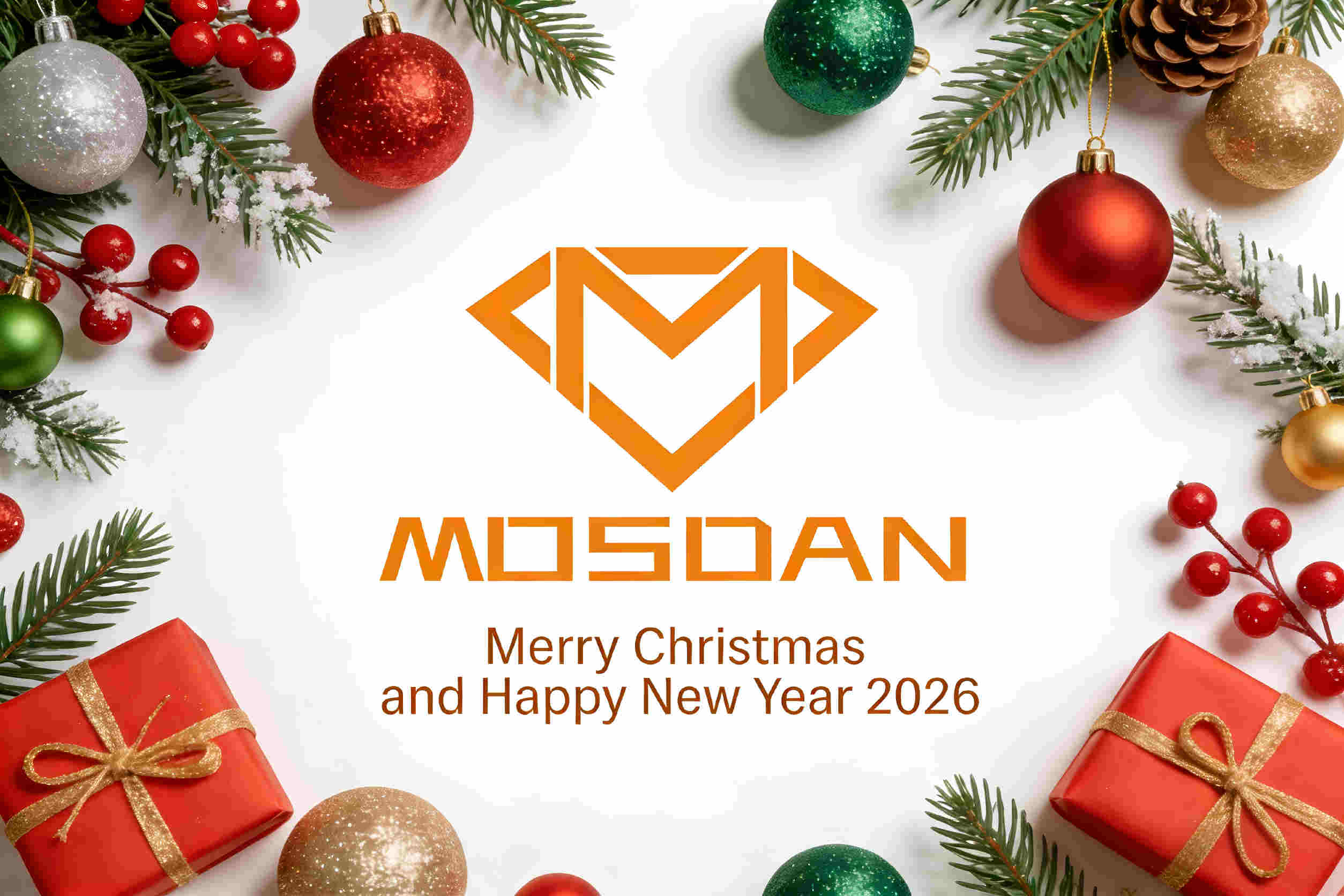 Warm Wishes for Christmas and New Year from Mosdan